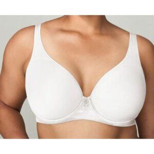 Wonderbra Plus Full Support Underwire Bra E1105H Size 36C White NWT